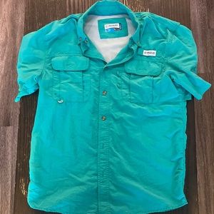 Magellan Small Teal Fishing Shirt
